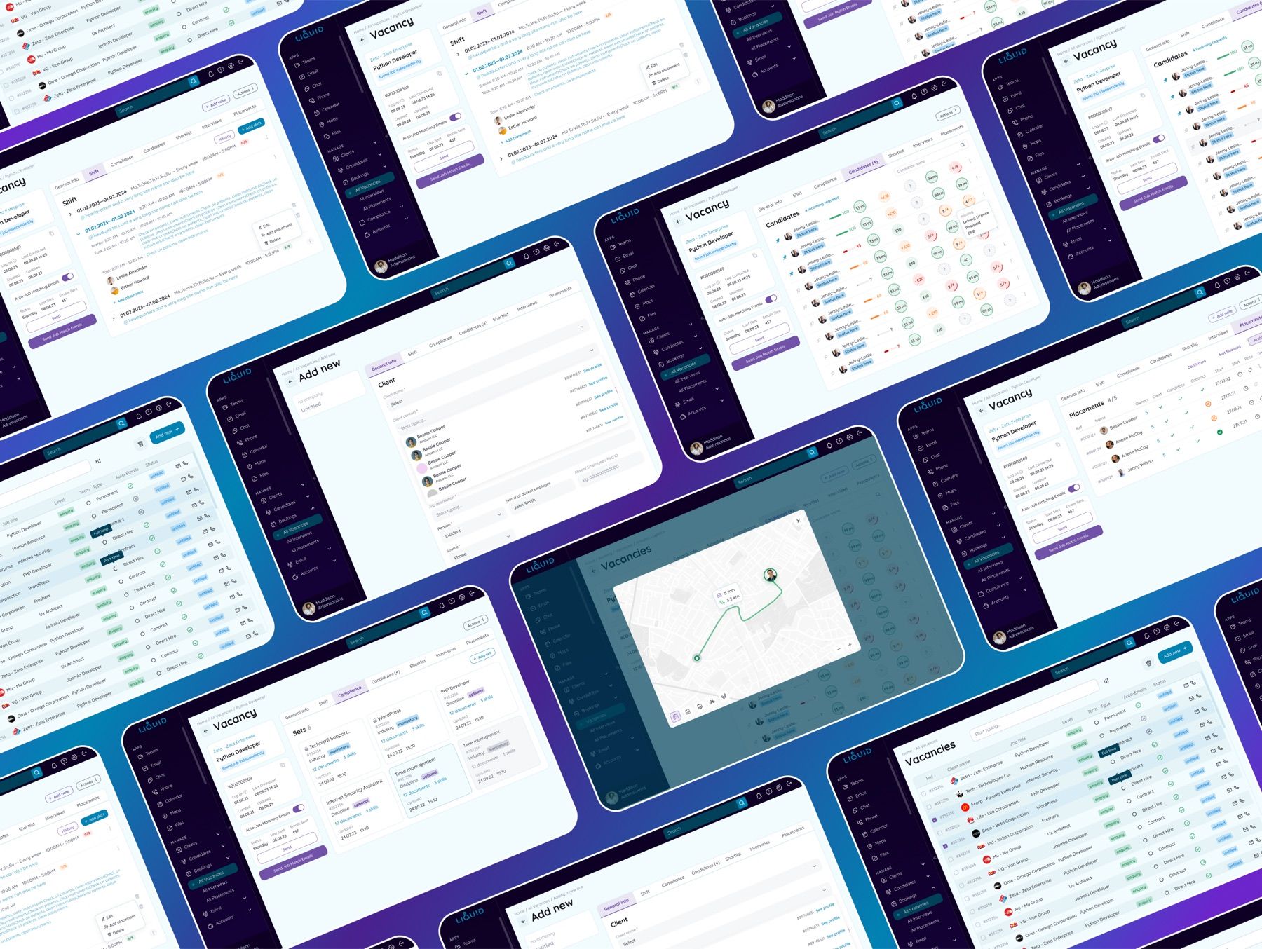 Liquid CRM design screen 2