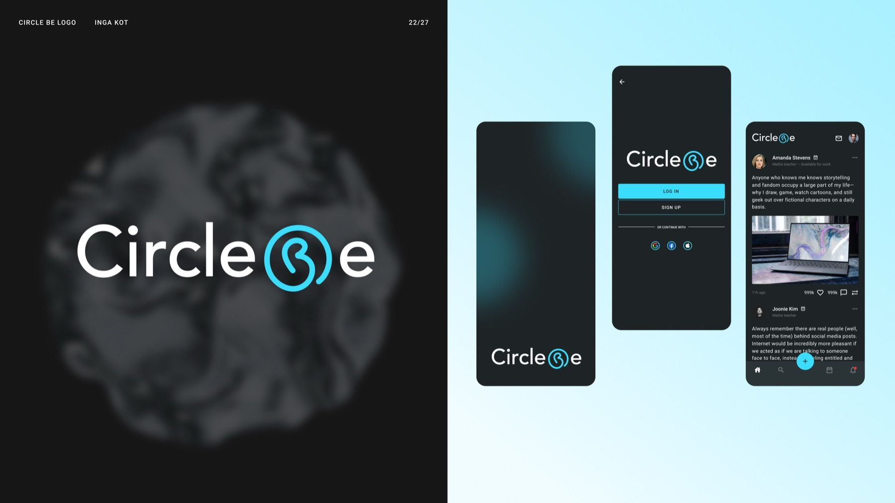 CircleBe design screen 4