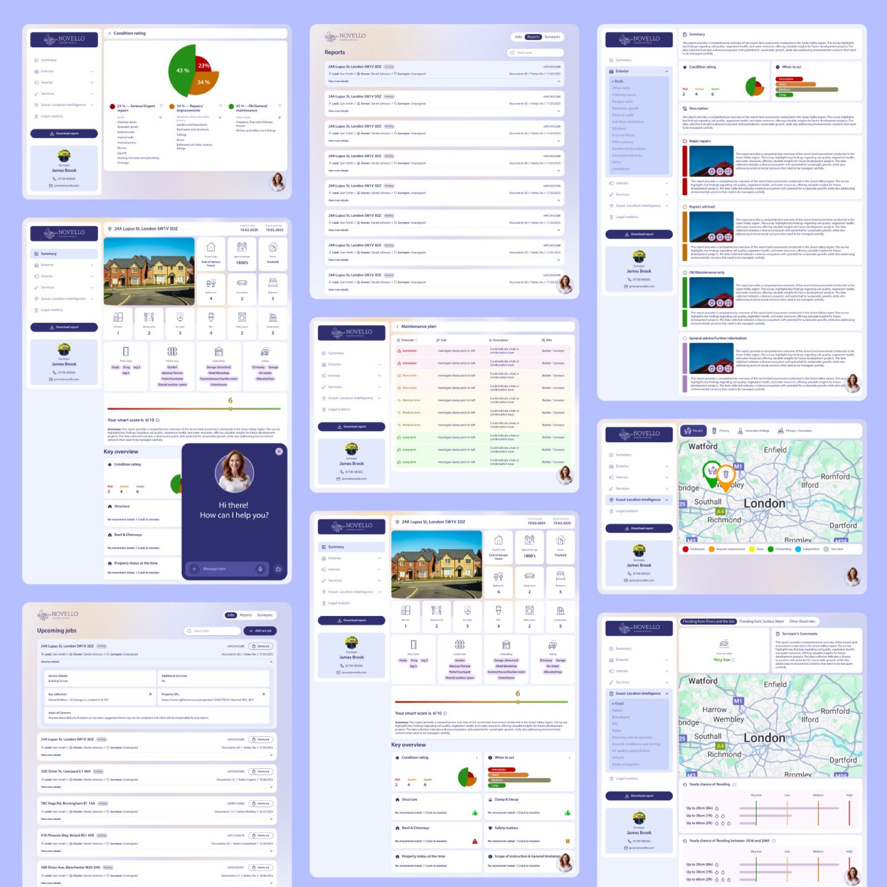 Novello: Client portal